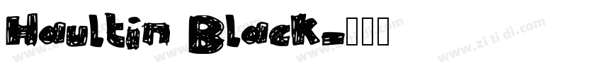 Haultin Black字体转换